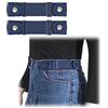 JASGOOD Confezione da 2 cinture elastiche invisibili, senza fibbia, per donne e uomini, per jeans e pantaloni