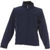 Generico James Ross Collections-Giubbotto NEW SAINT MORITZ Softshell Maniche Staccabili con Cappuccio da Uomo,NAVY-L