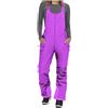 PAIDAXING Pantaloni da sci impermeabili da uomo donna termici con cerniera antivento pantaloni da neve invernali caldi a vita alta bavaglini da sci snowboard salopette per escursioni all'aperto tuta