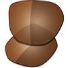 Saucer Lenti di ricambio premium per occhiali da sole Oakley Latch Beta OO9436, Marrone Ambra Polarizzato, taglia unica
