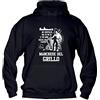 Vestin Felpa Uomo con Cappuccio Basic Top qualità Top vestibilità - Marchese del GRILLO - Divertente Humor Made in Italy
