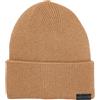 Calvin Klein Cappello Lavorato a Maglia con Patch in Pelle da Uomo, Cachi Naturale, Taglia Unica