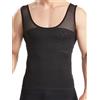 HANERDUN Canotta Contenitiva Snellente Uomo Maglietta Compressione Intimo Maglia Modellante Shapewear Camicia Dimagrante Pancia Piatta