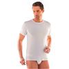 Liabel Maglietta Intima Uomo Felpata 3-6 Pezzi Girocollo Maglia Uomo in Caldo Cotone 2828 (3 Pezzi Bianco 3XL)