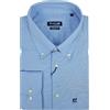 Rionero Camicia Uomo 100 Puro Cotone Taglie Forti Manica Lunga Taschino XXXL 3XL 4XL 5XL (4XL(48-49) - Celeste)
