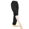 s.lemon Sudarella Danza,Donna Vita Elastica Lungo Ripstop Riscaldamento Danza Classica Pantaloni Nero L