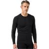 LAPASA Pacco da 2 o 1 Maglia Termica Peso Uomo Maniche Lunghe Canottiera Strato Base - Invernale Sport Allaperto Escursionismo Sci Snowboard Nero (Pacco da 1) S