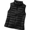 HAXNOHEY Gilet Piumino Donna Leggero Gilet Imbottito Donna Giubbotto Smanicato Donna Gilet Trapuntato Sottogiacca Donna Giubbino Giacchetto Giacca Smanicato Donna Piumini Gilet Senza Maniche Donna Nero 3XL