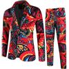 Generic Abito da Uomo Elegante Due Pezzi Completo per Occasioni Formali e Casual con Design Moderno e Confortevole per Tutte Le Stagioni