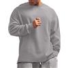 Muscle Alive Uomo Basic Magliette a Maniche Lunghe Cialda Felpa Perdere Peso Allenamento Maglione Maglia Girocollo