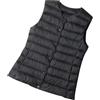 HAXNOHEY Gilet Piumino Donna Leggero Imbottito Giubbotto Smanicato Trapuntato Sottogiacca Giacchetto Invernale Piumini Senza Maniche Nero M
