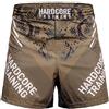 Hardcore Training Boxing Dragon Fight Shorts Uomo Pantaloncini da Combattimento Arti Marziali MMA BJJ Boxe Muay Thai Grappling Fitness No Gi (IT, Testo, XL, Regular, Regular, Khaki)