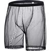BIATWOWR Pantaloncini sexy da uomo Boxer da uomo Pantaloncini larghi casual trasparenti, Nero , M