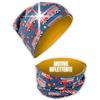 HECKBO Set Berretto & Scaldacollo 360° Riflettente per Bambini - 95% Cotone - Materiale elastico morbido e facile da curare - Beanie Primavera Autunno Inverno (48-54 cm)