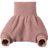 Disana Newborn - Pantaloni per pannolini di lana, 100% lana merino biologica GOTS, IVN Best | Newborn neonato neonato, unisex, prodotto in Germania, rosé, 62/68 cm