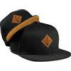 Soulbuddy Set di 2 Cappellini da Basecap Coordinati papà e Figlio - Snapback cap Traspiranti Uomo e Bambino - Look Mini Me Famiglia - Idea Regalo Originale (IT, Testo, L, Nero)
