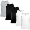 Fruit of the Loom - Maglietta intima da uomo sportiva, taglie dalla M alla 5XL, anche in un set di colori (1/5 pezzi), XL