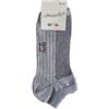 filodiretto 6 paia Fantasmini Uomo in Filo di Scozia Pettinato Elasticizzato (39/42, Grigio)