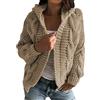 MOKBAY Cardigan Bordeaux Donna Manica Lunga Maglieria Leggero Curvy Inverno Merinos Maglioncino Oversize Aperto Davanti Maglia Cardigan Elegante Donna M