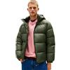 Tommy Jeans Uomo Piumino Essential Down Jacket Caldo, Verde (Pewter Green), XL