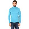 Ciabalù Dolcevita Uomo in Cashmere Maglione Collo Alto Maglia Manica Lunga Maglioncino Caldo (as6, Alpha, x_l, Regular, Regular, Turchese, XL)