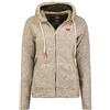 Geographical Norway Trigo Lady - Giacca in Pile Donna con Zip - Abbigliamento Caldo Comodo - Felpa Maniche Lunghe Resistente - Maglione Invernale Ideale Autunno Inverno (Talpa M)