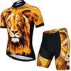 HimyBB Maglia da ciclismo da uomo + pantaloncini imbottiti 5D tuta da bicicletta abbigliamento sportivo