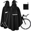 NEWIROVE Mantella Antipioggia Ciclismo Leggero Impermeabile Poncho Bicicletta Portatile Poncho Bicicletta Unisex Impermeabile Bici Riflettente Per Bici Elettriche Moto
