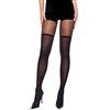 Selente Lovely Legs Collant effetto autoreggenti 20-60 DEN, nero 40 DEN, M