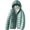 Peuignao Piumino Leggero Donna Giacca Ultraleggera Invernale Taglie Forti Giubbotto Trapuntato Sottogiacca Verde M