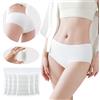 Travelcare 35 o 10 pezzi Slip da donna usa e getta per viaggio, signora, maternità, hotel, spa, ospedale, emergenza, X-Large