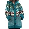 Generisch Cardigan da donna con motivo a treccia, maglione con bottoni, con cappuccio, comodo, termico, hoodie, moda, cardigan, maglieria fine, pullover vintage, lavorato a maglia, baggy, giacca a vento