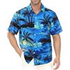 Gavliuu Camicia Hawaiana da Uomo - Camicia Hawaiana da Uomo con Bottoni, Camicie Floreali Stampate Casual a Maniche Corte