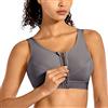SYROKAN Donna Reggiseno Sportivo con Zip Frontale Bosco Selvaggio 2B