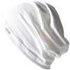 CHARM Cappello Estivo in 100% Cotone, Berretto Uomo E Donna A Taglia Unica, Cappellino Unisex per Pelle Sensibile, Cuffia Chirurgica Chemio E Alopecia Bianco