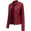 Generico Giacca Ecopelle Donna Giacca In Pelle Donna Giubbotti Chiodo Uomo Biker Giacche Invernali Curvy Giubbotto Corta Abbigliamento Primaverile Blazer Vintage Giubbino Xl Giaca Eleganti Elegante Da