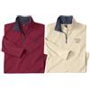 ATLAS FOR MEN - Set di 2 dolcevita con zip, disponibili in taglie dalla M al 5XL