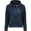 Canadian Peak Fonaldeak Lady - Sweat Femme Zip Capuche Poches - Sweatshirt Pull Manches Longues Chaud Hoodie Veste - Femmes Printemps Ete Automne Hiver