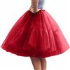 Generico Gonna di Tulle Nera Gonne in Tulle Gialla Accessori Donna Anni 50 Vestito Donna con Piume Tutu Ape Body Nero Danza Classica Donna Gonnellino Tutu Rosso tutù Nero Gonna Nera Lunga Gotica