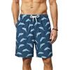 Enlision Costume da Bagno Uomo Asciugatura Rapida Costumi Mare Uomo Piscina Surf Blu Scuro Pantaloncini Bermuda con Fodera in Rete per Estive Spiaggia Vacanze Nuoto XL