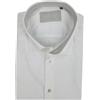 P-Club Camicia Uomo Manica Lunga 100% Puro Lino Taglie Forti Button Down Tinta Unita 4XL 5XL 6XL (IT, Testo, 5XL, Regular, Regular, Bianco)