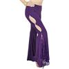 Astage Donna Lace Side Split Abbigliamento Sportivo Pantaloni India Danza Viola