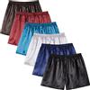 JupiterSecret Completo Boxer da Uomo in Raso, Pantaloni del Pigiama Lisci Come la Seta, Elastico in Vita