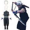Fiamll Zenitsu - Costume cosplay Tomioka Giyuu cosplay, costume per Halloween, cosplay, kimono, Tengen nero Uzui, M