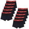 ROYALZ Boxershorts Pantaloncini da Uomo 10 pz. Classici Senza Cuciture per Sport e Tempo Libero, Pacco da 10 (95% Cotone / 5% Elastan)