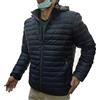 Fantasy Piumino Ecologico Giacca Leggera Cappuccio 100 grammi Uomo