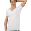 Fibershirts® Anti Sudore Shirt - Maglietta Anti-Macchia - Canottiera Anti Sudore - con ArmPads PRO & Trattamento Argento - Uomo - Scollo a V