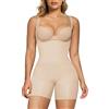 SHAPERX Body Contenitivo Modellante Intimo Donna Snellente Shapewear Bodysuit con Push-up Sedere Pantaloncini