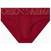 Emporio Armani Slip Uomo MEGALOGO, Rosso, S, Rosso, S