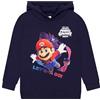 Super Mario Felpa con Cappuccio da Ragazzo, Felpa con Cappuccio Mario, Hoodie da Ragazzo Cotone, Hoodie Galaxy Movie, Marino 9-10 Anni